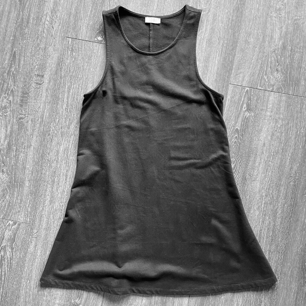 TOBI Black A-Line Mini Dress. S.